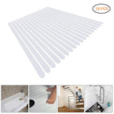 18 Pcs Anti Slip Strips Safety Shower Treads Stickers Bathtub Non Slip Stickers Anti Skid Tape for Shower