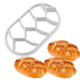2PCS Dough Press Mold Set Baking Bread Rolls Mold Plastic Pastry Cutters - Side View