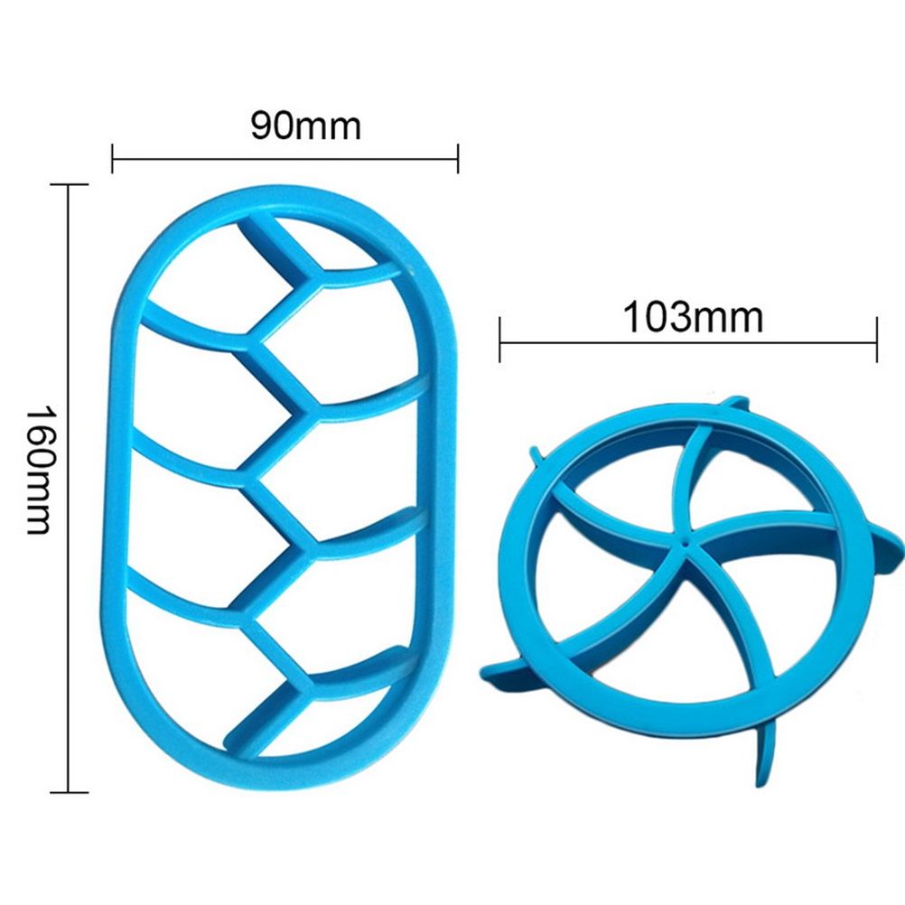 2PCS Dough Press Mold Set Baking Bread Rolls Mold Plastic Pastry Cutters