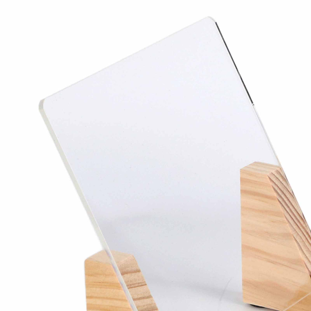 Vinyl Record Storage Holder Stand Rack Wooden CD Display Stand Stackable Modern CD Holder Record Storage Shelf for Displaying 7-12 inch Vinyl Records