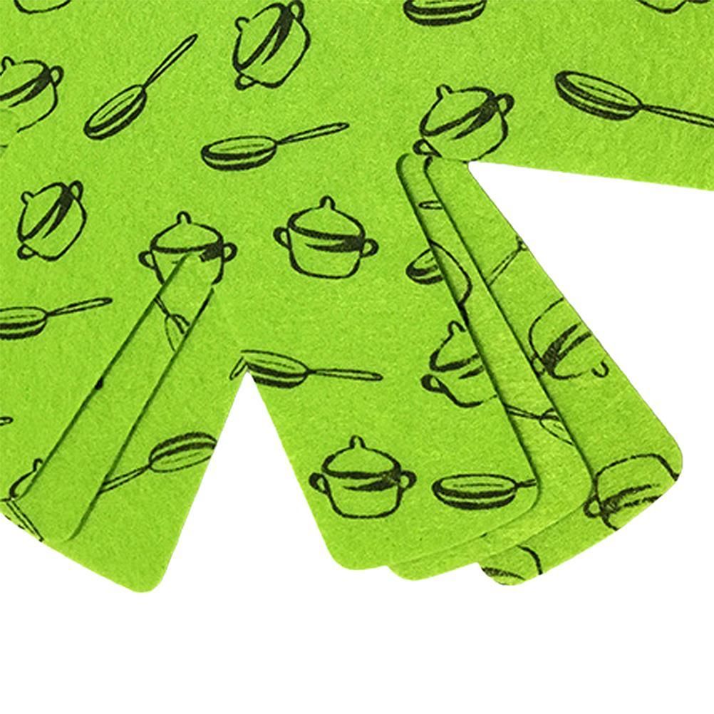 12pcs Pot Pan Protectors Non Woven Divider Pads Reusable Pot Protection Pads for Storing Frying Pans Baking Trays