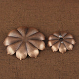 Multi Holes Lotus Incense Holder Zinc Alloy Incense Plate Stick Holder Ash Catcher - Side View
