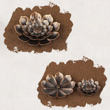 Multi Holes Lotus Incense Holder Zinc Alloy Incense Plate Stick Holder Ash Catcher - Close-Up Angle