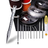 6/12 Pcs Umbrella Rope Knitting Needle Set Nail Paracord Needle Spike with Lacing Needles Fids