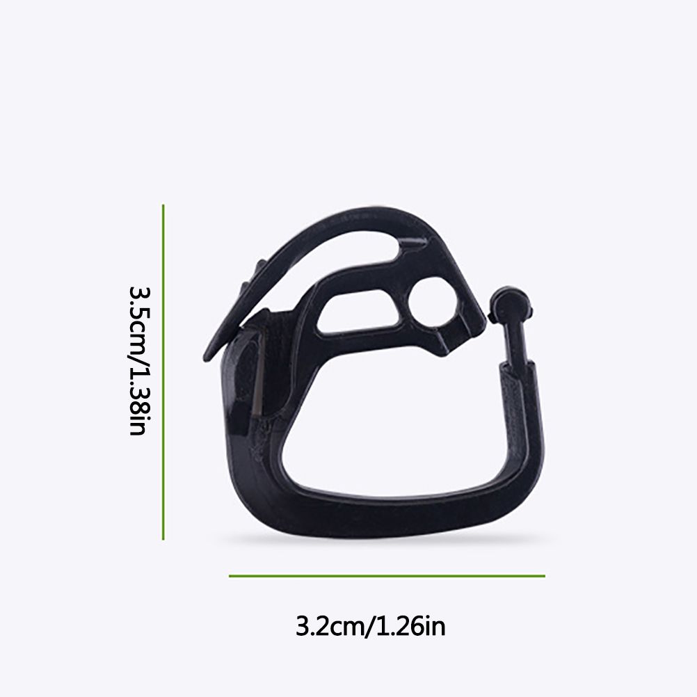 100 Pcs Shading Net Hooks Plastic Hanging Hooks for Greenhouse Shade Fabric
