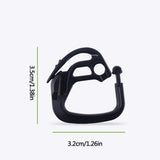 100 Pcs Shading Net Hooks Plastic Hanging Hooks for Greenhouse Shade Fabric - Top-Down View