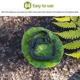 100 Pcs Shading Net Hooks Plastic Hanging Hooks for Greenhouse Shade Fabric - 45-Degree Angle