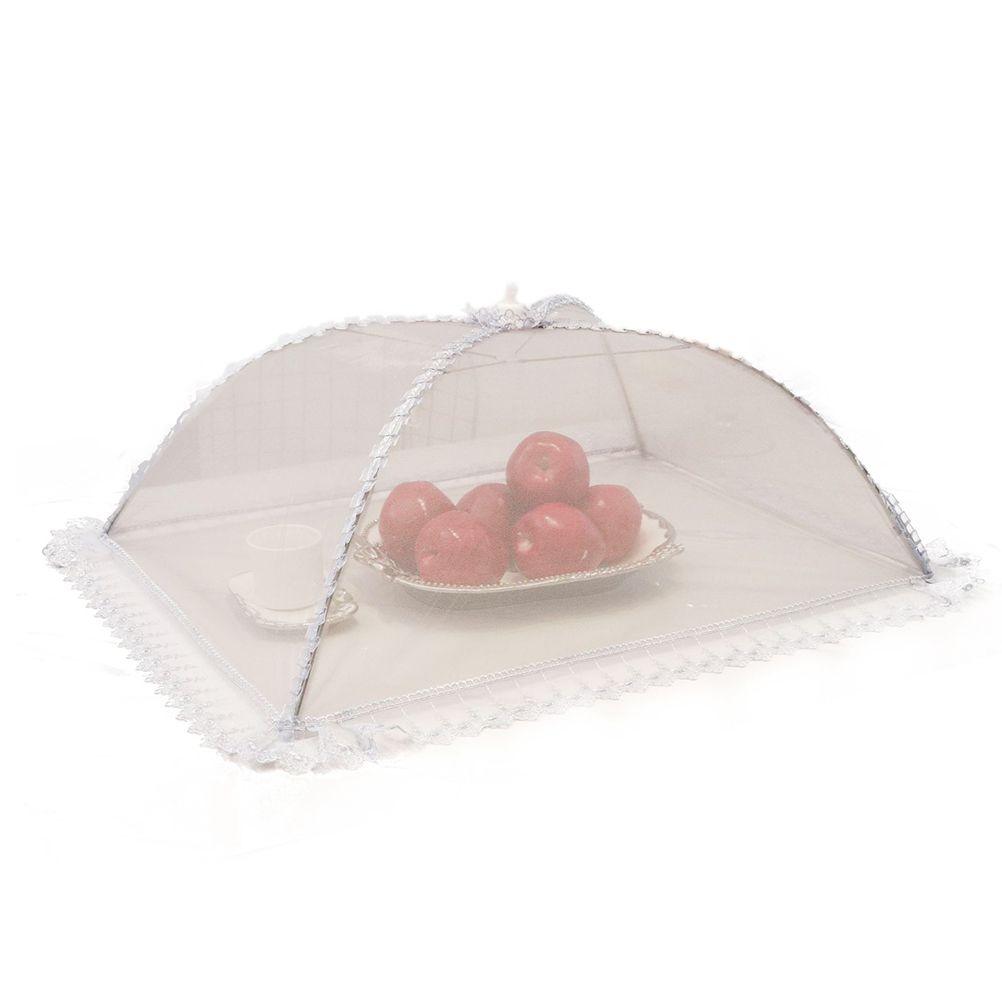 Mesh Screen Food Cover Tents Steel Wire Up Tents Kitchen Folded Food Dish Cover