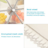 Mesh Screen Food Cover Tents Steel Wire Up Tents Kitchen Folded Food Dish Cover