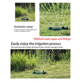 Garden Sprinklers Sprayer Automatic Swing Nozzle Lawn Sprinkler Garden Lawn Forestry Irrigation Watering Tool