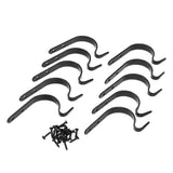 10Pcs Iron Garden Wall Light Hanging Flower Plant Hanger Pot Bracket Holder
