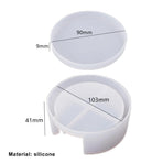 Coaster Mold Round Silicone Mold Cup Mat Epoxy Resin Mold Home Tabletop Decoration