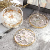 Coaster Mold Round Silicone Mold Cup Mat Epoxy Resin Mold Home Tabletop Decoration - 45-Degree Angle