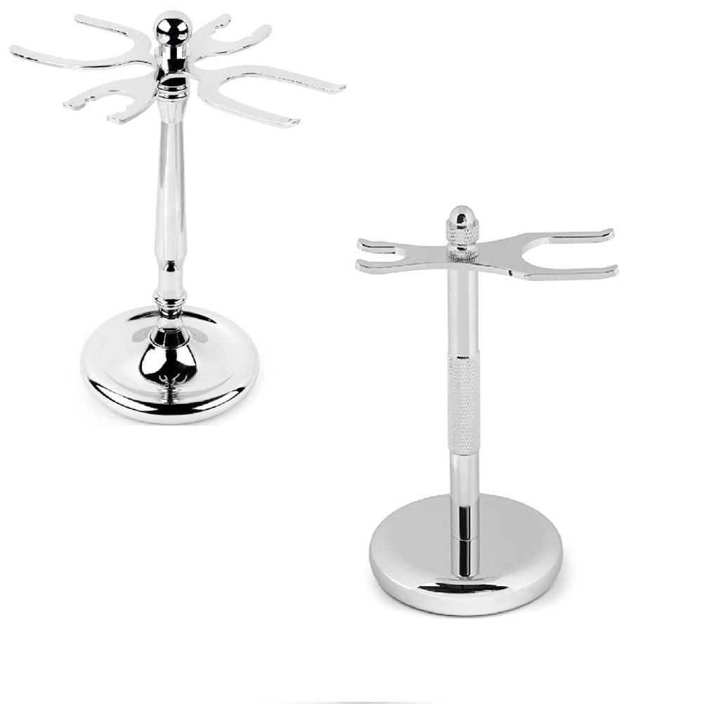 4 Prong Razor and Brush Stand Shaving Brush Holder Stand Tool Shaving Accessories