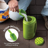 Hand Held Spreader Hand Spreader Shaker Fertilizer Salt Spreader Ice Salt Dispenser - Close-Up Angle