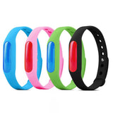 6Pcs Random Silicone Mosquito Repellent Bracelets Waterproof Anti Mosquito Band Bug and Insect Protection Wrist Bands for Adults and Kids