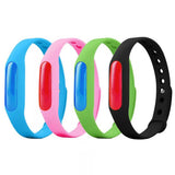 6Pcs Random Silicone Mosquito Repellent Bracelets Waterproof Anti Mosquito Band Bug and Insect Protection Wrist Bands for Adults and Kids