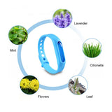 6Pcs Random Silicone Mosquito Repellent Bracelets Waterproof Anti Mosquito Band Bug and Insect Protection Wrist Bands for Adults and Kids - Top-Down View