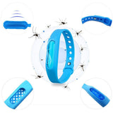 6Pcs Random Silicone Mosquito Repellent Bracelets Waterproof Anti Mosquito Band Bug and Insect Protection Wrist Bands for Adults and Kids - 45-Degree Angle