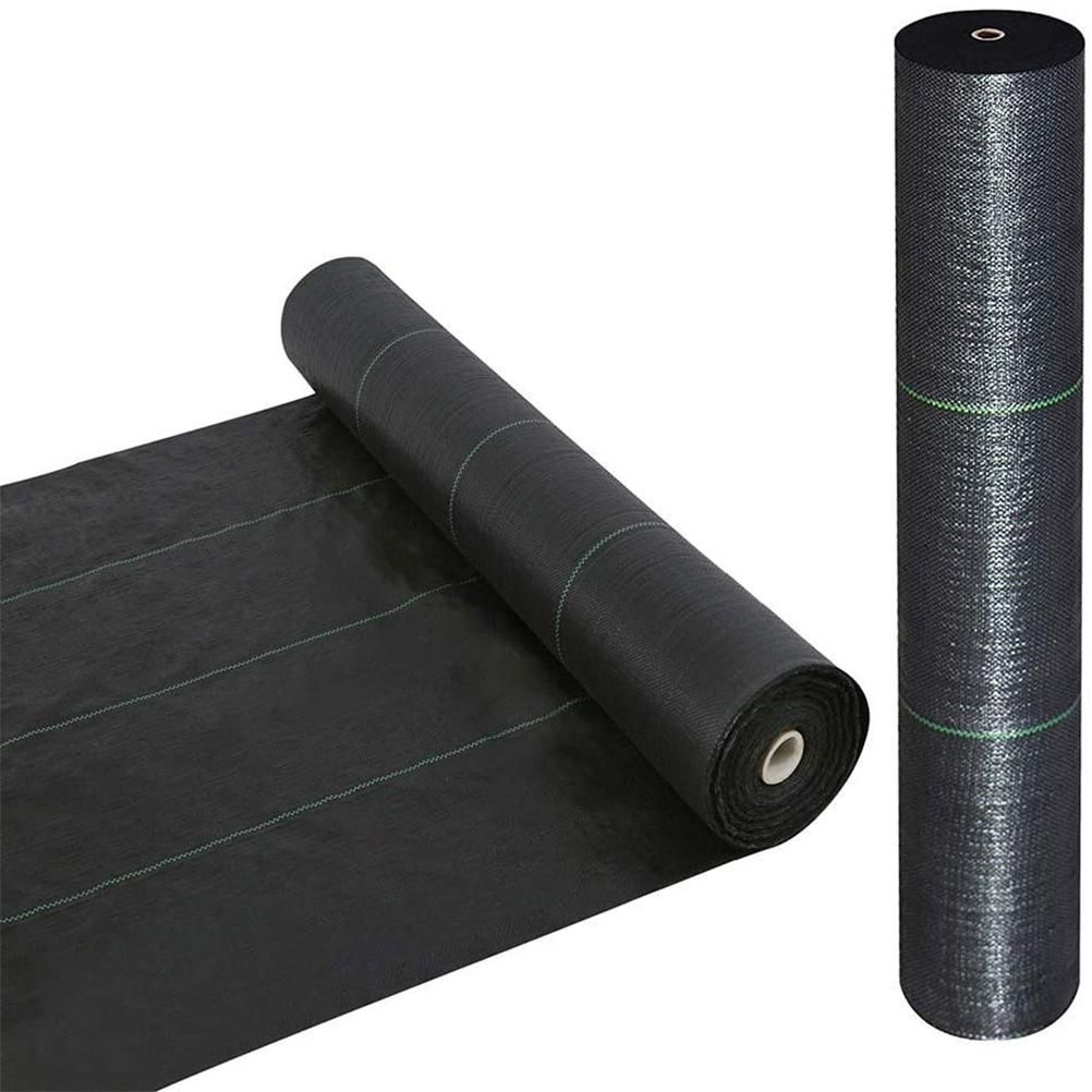 Weed Barrier Landscape Fabric Heavy Duty Ground Cover Weed Cloth Durable Driveway Cover Outdoor Weed Mat