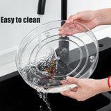Transparent Kitchen Turntable Spice Organizer Rotatable Pantry Food Storage Container for Kitchen Cabinets