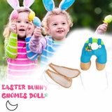 Easter Bunny Wreath Bunny Butt Ears Wreath Cartoon Bunny Shape Wreath Easter Door Decoration - Extra Image