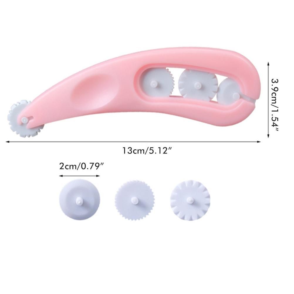 4PCS Fondant Cutter Embossing Rolls Cake Decorating Tool Fondant Roller for DIY Cake Decoration