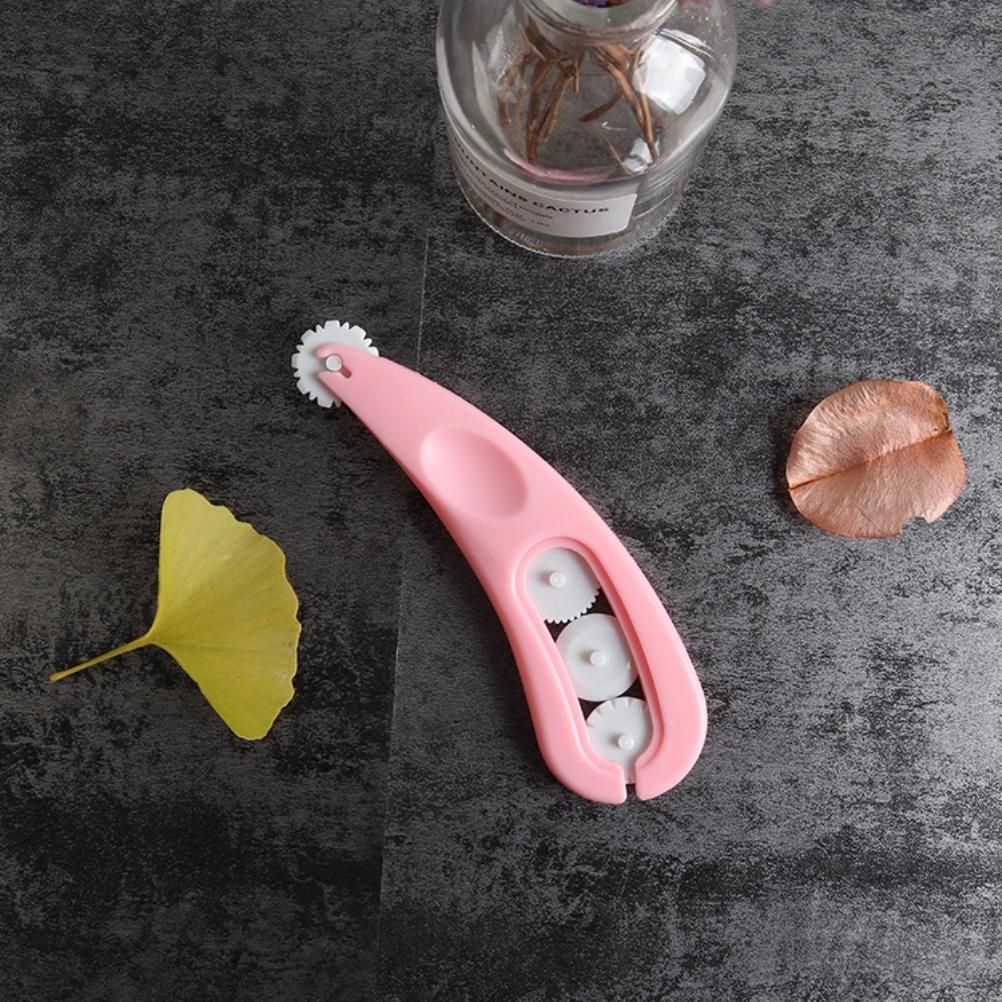 4PCS Fondant Cutter Embossing Rolls Cake Decorating Tool Fondant Roller for DIY Cake Decoration