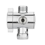 3 Way Shower Head Diverter Faucet Diverter Valve Bathroom Universal System Component Replacement Part Chrome Valves for Bathroom