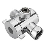 3 Way Shower Head Diverter Faucet Diverter Valve Bathroom Universal System Component Replacement Part Chrome Valves for Bathroom