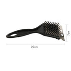 2Pcs BBQ Grill Brushes Stainless Steel Bristles Cleaning Brushes Barbecue Grill Brushes Scrapers