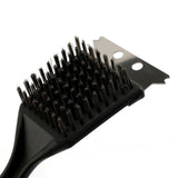 2Pcs BBQ Grill Brushes Stainless Steel Bristles Cleaning Brushes Barbecue Grill Brushes Scrapers
