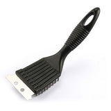 2Pcs BBQ Grill Brushes Stainless Steel Bristles Cleaning Brushes Barbecue Grill Brushes Scrapers