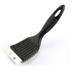 2Pcs BBQ Grill Brushes Stainless Steel Bristles Cleaning Brushes Barbecue Grill Brushes Scrapers
