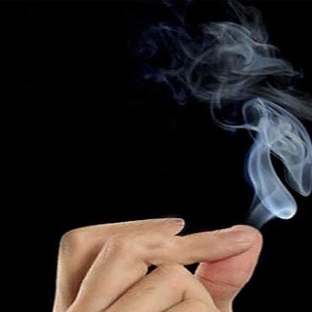 Funny Magical Card Magical Trick to Make Smoke with Fingers Performance Props
