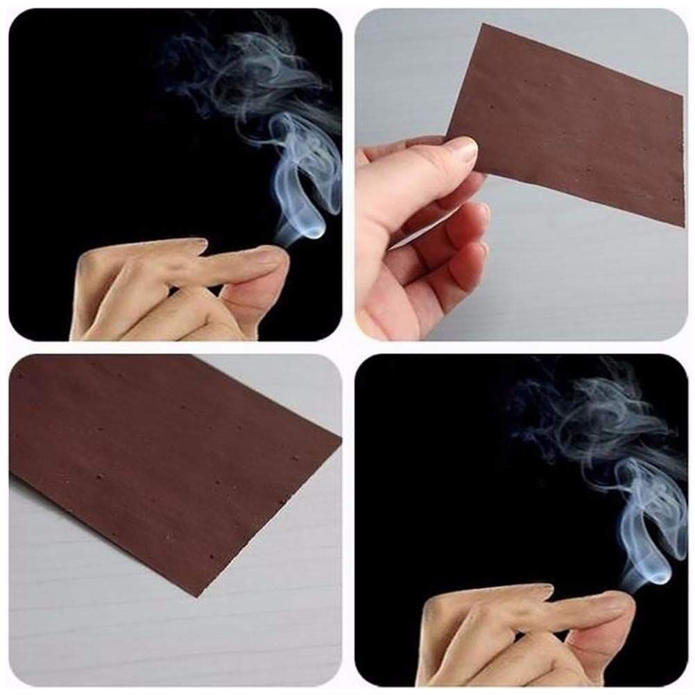 Funny Magical Card Magical Trick to Make Smoke with Fingers Performance Props