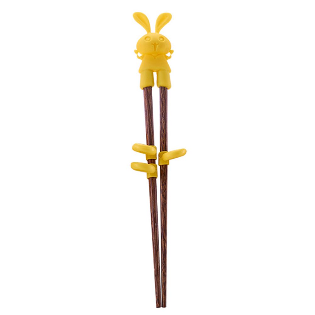 1 Pair Kids Wood Chopsticks Cartoon Children Chopsticks Learning Easy to Use Training Chopsticks for Children Kids