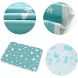 2PCS Waterproof Baby Crib Pad Leak Proof Infant Mattress Pad Soft Baby Mat - Close-Up Angle