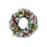 20cm/30cm/40cm Artificial Christmas Wreath Christmas Garland for Your Front Door Wedding Ceremony