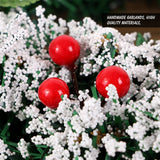 20cm/30cm/40cm Artificial Christmas Wreath Christmas Garland for Your Front Door Wedding Ceremony