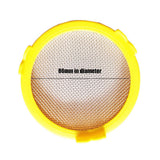 4Pcs Plastic Sprouting Lids with Stainless Steel Screen for 86mm Wide Mouth Jars Sprouting Strainer Lid with Stand - Top-Down View