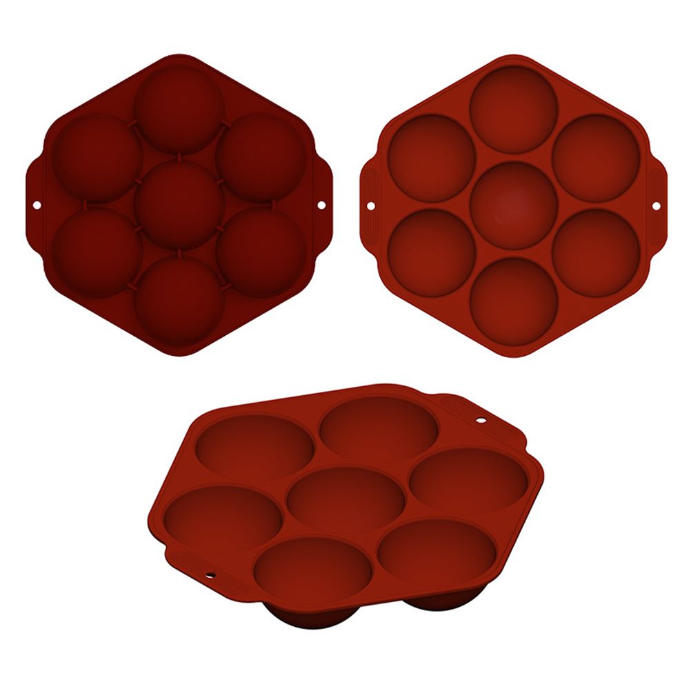 7 Holes Sphere Silicone Mold for Chocolate Half Sphere Silicone Molds for Making Chocolate Cake Dome Mousse