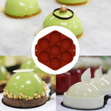 7 Holes Sphere Silicone Mold for Chocolate Half Sphere Silicone Molds for Making Chocolate Cake Dome Mousse
