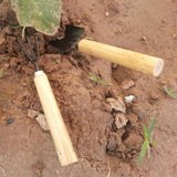 3PCS/Set Wooden Handle Mini Gardening Potted Tool Gardening Shovel Rake Fork Set for Houseplants Potted Plants - Close-Up Angle
