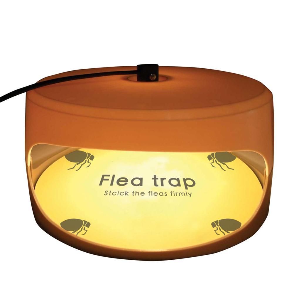 5 Pcs Flea Trap Stickers Round Sticky Fly Traps Dome Flea Trap Refill for Home Bedroom Pet House