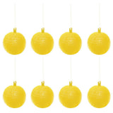 8pcs Hanging Fly Trap Ball Fruit Fly Catcher Sticky Trap Outdoor Pest Catcher for Garden Plants
