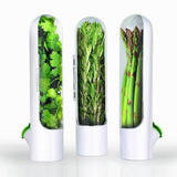 Vanilla Keep Fresh Cup Vegetable Preservation Bottle Kitchen Storage Cup - Front View