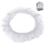 Bird Cage Cover Stretchy Nylon Parrot Cage Mesh Net Cover Shell Skirt Guard Bird Cage Accessories - Front View