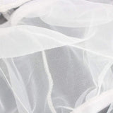 Bird Cage Cover Stretchy Nylon Parrot Cage Mesh Net Cover Shell Skirt Guard Bird Cage Accessories - Side View