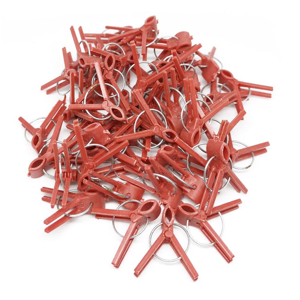 100PCS Plants Graft Clips Plastic Grafting Clips Practical Garden Plant Clips